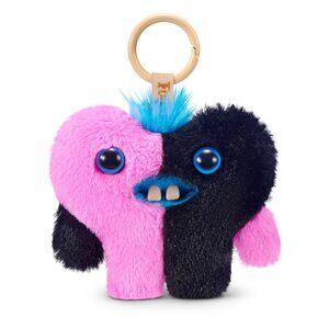 Fuggler Baby Pinkles 3.5" HEARTY MCFARTY Pink Black Keychain Keyring Brand New